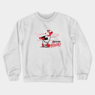 Classic Denver Bears Baseball Crewneck Sweatshirt